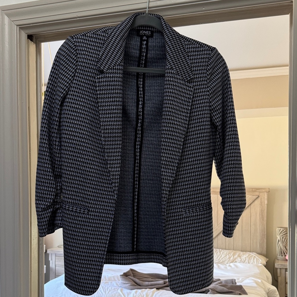 Jones New York Women's Classic Houndstooth Blazer